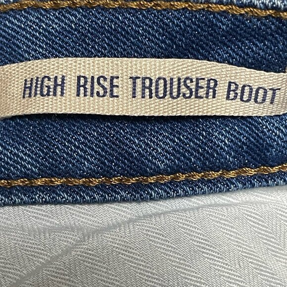 Wrangler Retro Denim High Rise Trouser Boot Flare Stretch Jeans Size 29 (30x27) - Picture 5 of 12